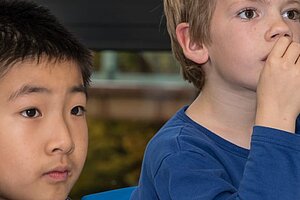 Kinder im Junior Uni Kurs