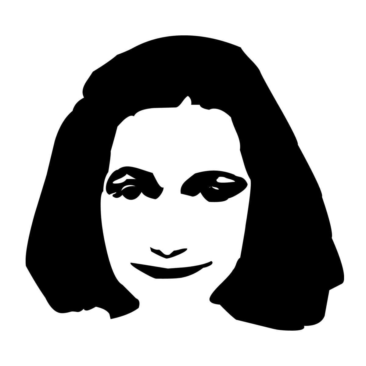 Grafische Abbildung von Anne Frank